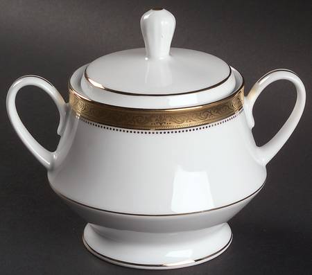 Signature Gold Sugar Bowl & Lid