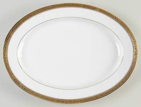 Signature Gold 13" Oval Serving Platter