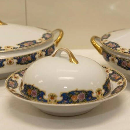 N1885 Round Covered Butter