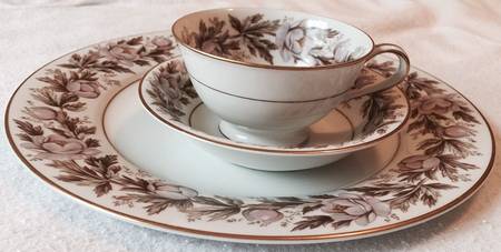 N1890 Footed Cup & Saucer Set