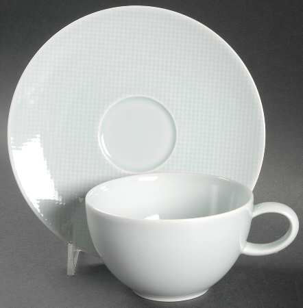 Reflections Celadon Flat Cup & Saucer Set
