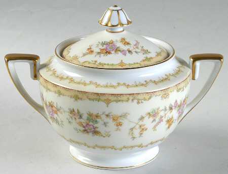 Columbine (No #) Sugar Bowl & Lid