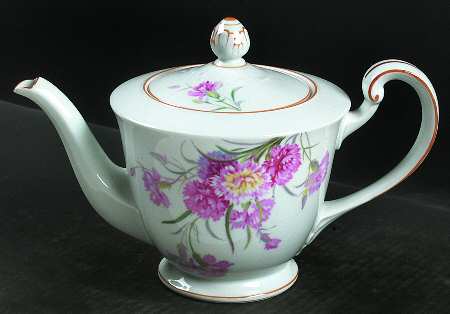 Amherst Mustard Trim Teapot & Lid
