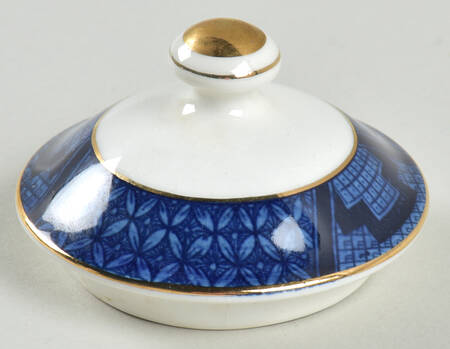 Blue Willow Lid for Mini Sugar Bowl