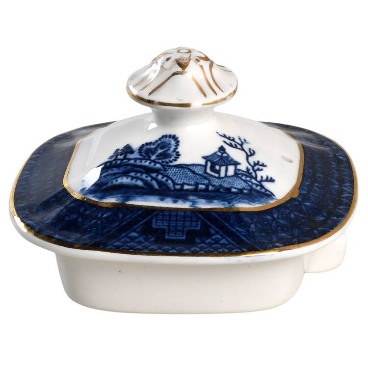 Blue Willow Lid for Teapot by Nikko