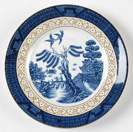 Blue Willow Bread & Butter Plate by Nikko
