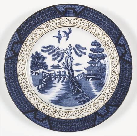 Blue Willow Salad Plate by Nikko