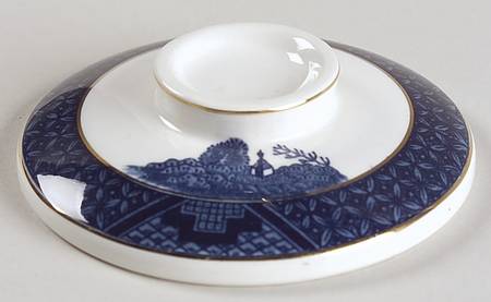 Blue Willow Lid for Rice Bowl by Nikko