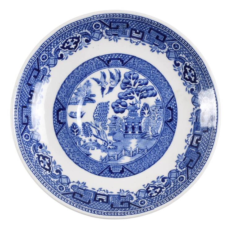 Willow Blue (No Gold Trim) Saucer for Demitasse Cup