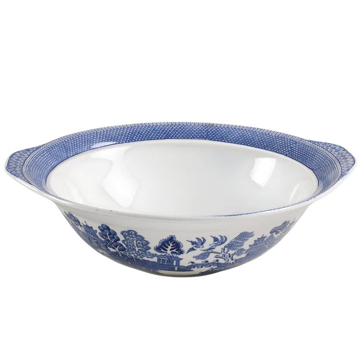 Willow Blue (No Gold Trim) Round Vegetable No Lid