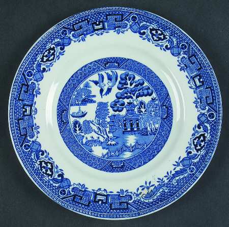 Willow Blue (No Gold Trim) Bread & Butter Plate