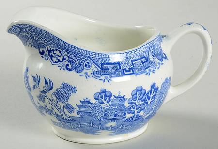 Willow Blue (No Gold Trim) Creamer