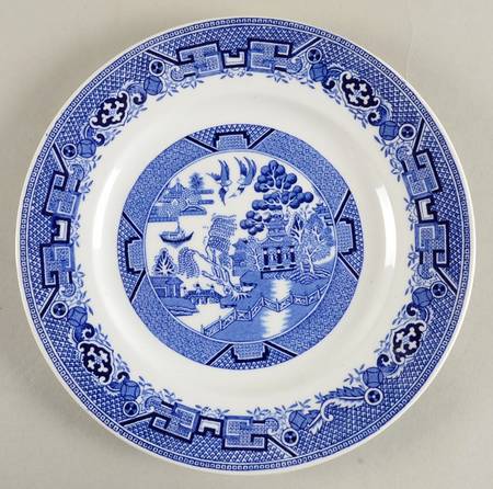 Willow Blue (No Gold Trim) Salad Plate