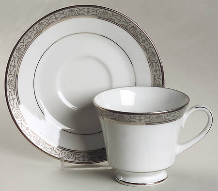 Sansbury Footed Cup & Saucer Set