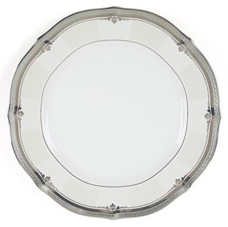 Stratford Platinum Accent Luncheon Plate