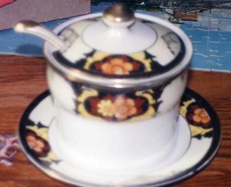 N1971 Jam/Jelly & Lid, Ladle & Underplate