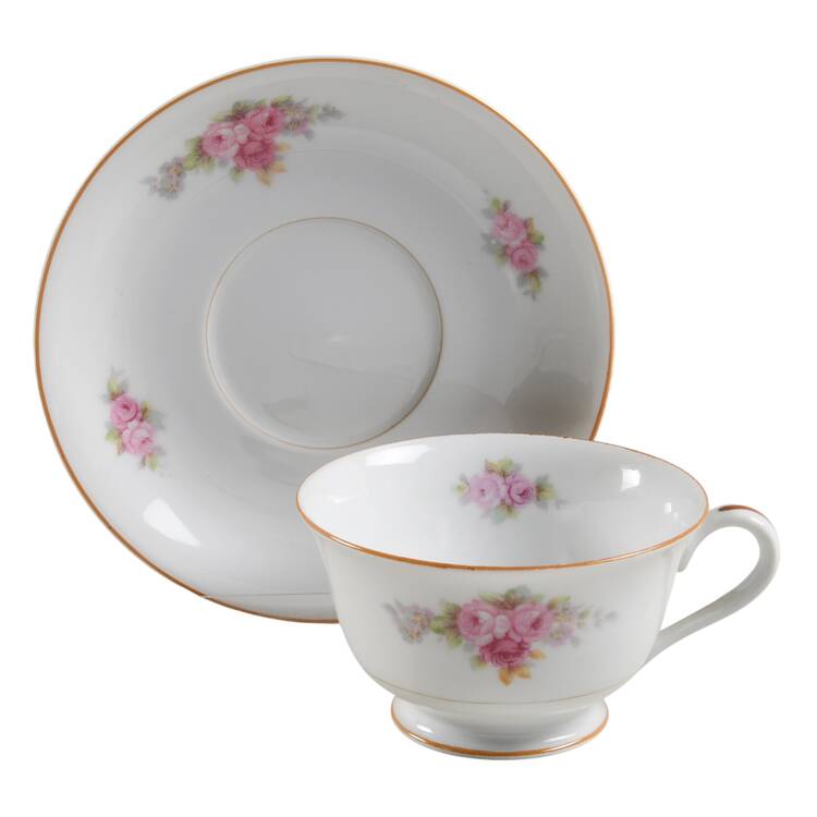N1999 Footed Cup & Saucer Set