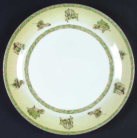 Home Sweet Home 12" Chop Plate (Round Platter) by Nikko