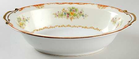 N2027 10" Oval Vegetable Bowl