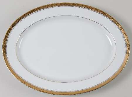 Manor Gold 13" Oval Serving Platter