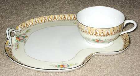 N2058 Snack Plate & Cup Set