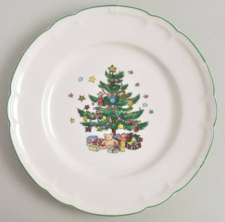 Holiday Greetings Salad Plate