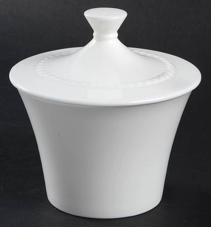 Classic Braid Sugar Bowl & Lid