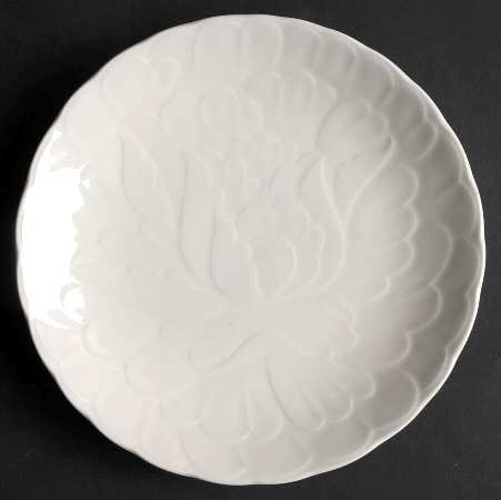 Hanna White Bread & Butter Plate