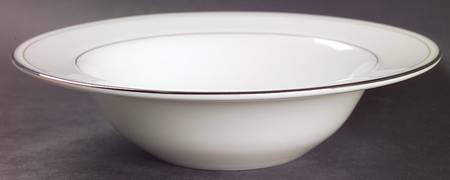 Platinum Pearl Rim Fruit/Dessert (Sauce) Bowl