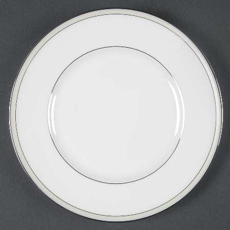 Platinum Pearl Bread & Butter Plate by Nikko