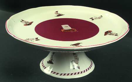 Let It S'More 11" Diameter Pedestal Cake Stand