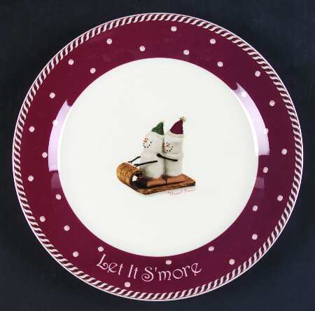 Let It S'More Salad Plate