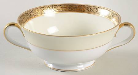 Goldkin (No #) Footed Cream Soup Bowl