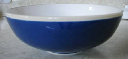 Crew Mariner Blue 8" Round Vegetable Bowl