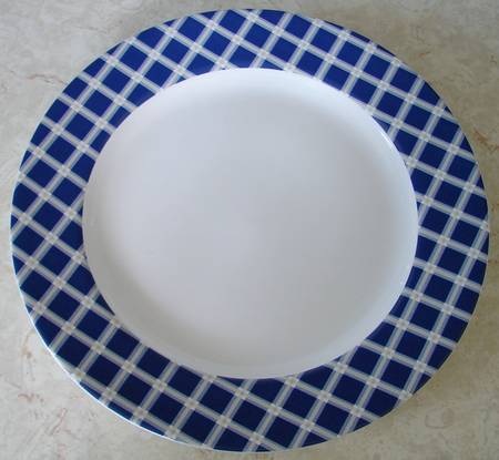 Crew Mariner Blue 12" Chop Plate (Round Platter)