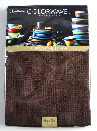 Colorwave Chocolate 52" x 70" Oblong Tablecloth