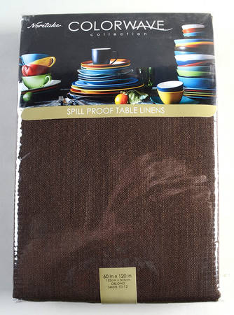 Colorwave Chocolate 60" X 120" Rectangular Tablecloth