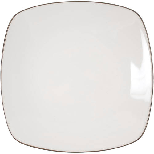 Colorwave Chocolate Square Salad Plate