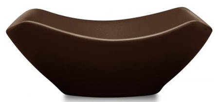Colorwave Chocolate 10" Square Salad Serving Bowl