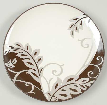 Colorwave Chocolate Accent Salad Plate