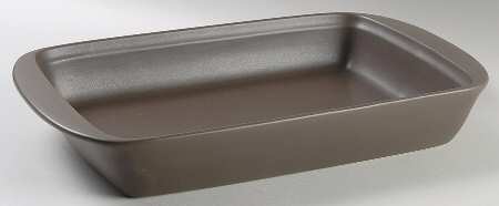 Colorwave Chocolate 15" Rectangular Baker