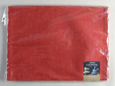 Colorwave Raspberry Cloth Placemat - Set of 4