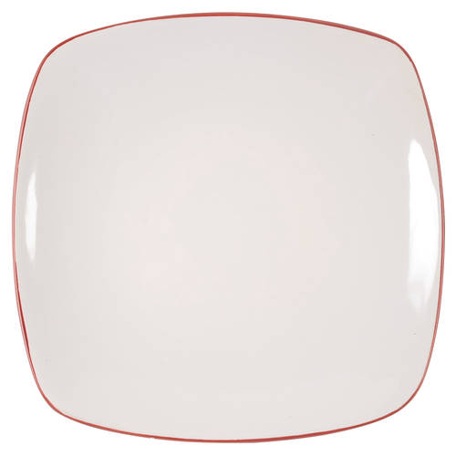 Colorwave Raspberry Square Dinner Plate by Noritake