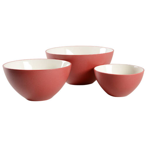 Colorwave Raspberry Mixing Bowl Set (MB10, MB7, MB6)