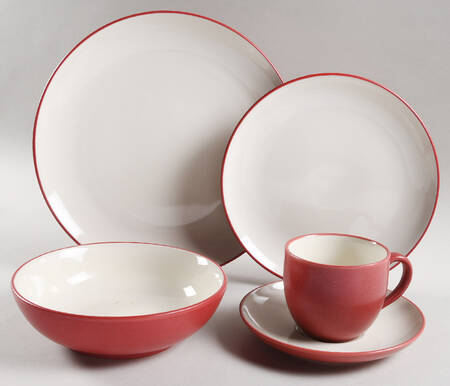 Colorwave Raspberry 5 Piece Place Setting