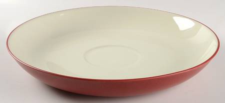 Colorwave Raspberry Chip Bowl/Plate for Chip & Dip Set