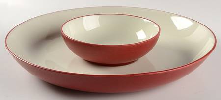 Colorwave Raspberry (2 Piece) Chip & Dip Set
