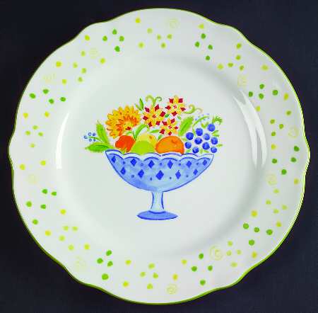 Sunshine Floral Salad Plate