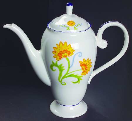 Sunshine Floral Tea/Coffee Pot & Lid