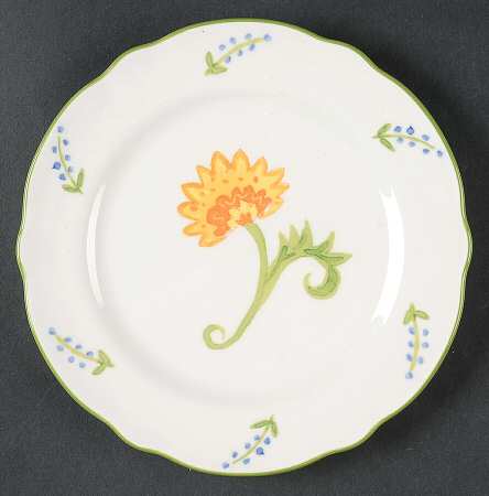 Sunshine Floral Bread & Butter Plate